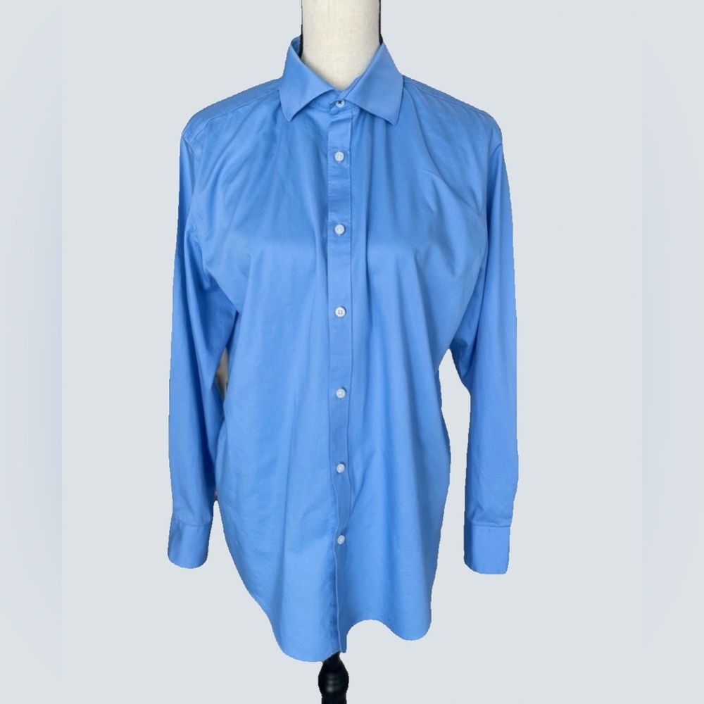 Vince Camuto Button Down Shirt, women, size 32, Blue 💙